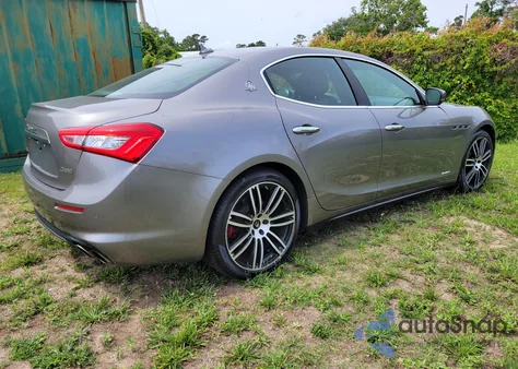 2019 Maserati Ghibli S Q4 из США, поврежденный, VIN ZAM57XSA1K1335535